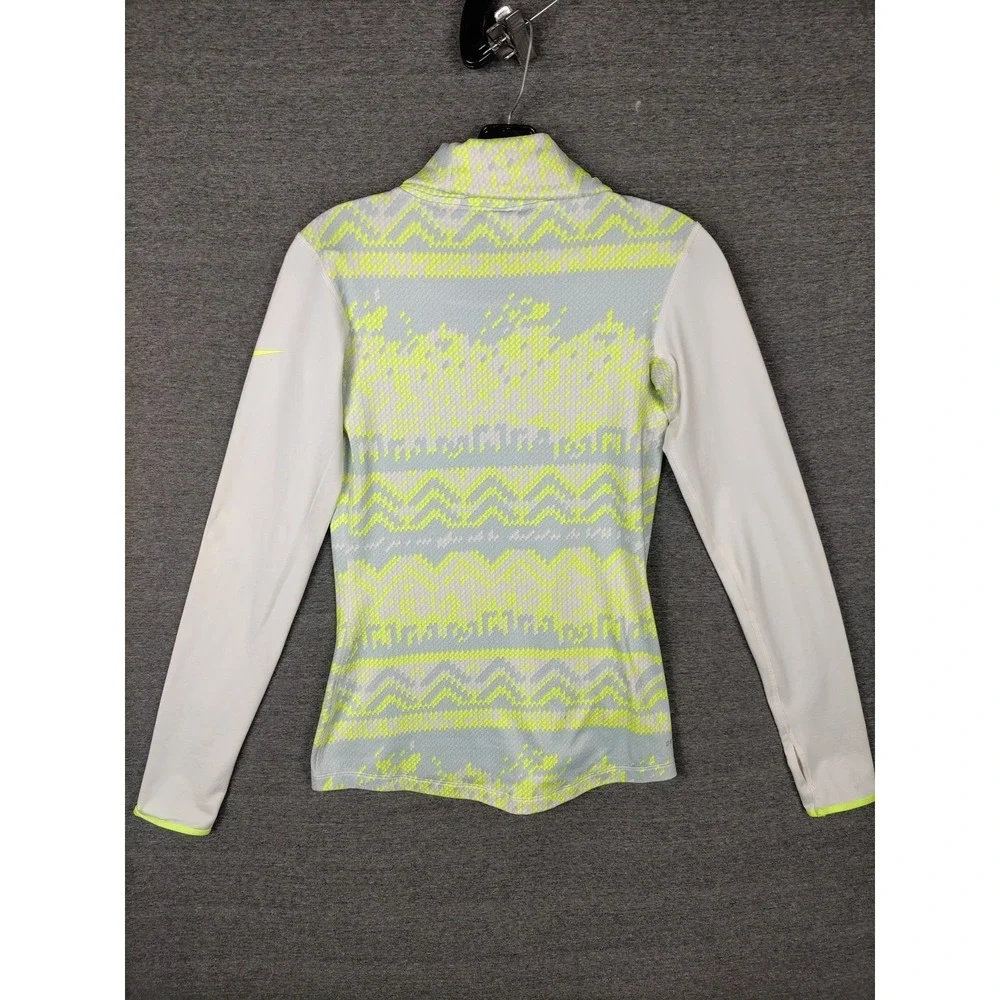 Nike Pro Pullover Womens Small Dri-Fit Funnel Neck Long Sleeve Athletic Top‎